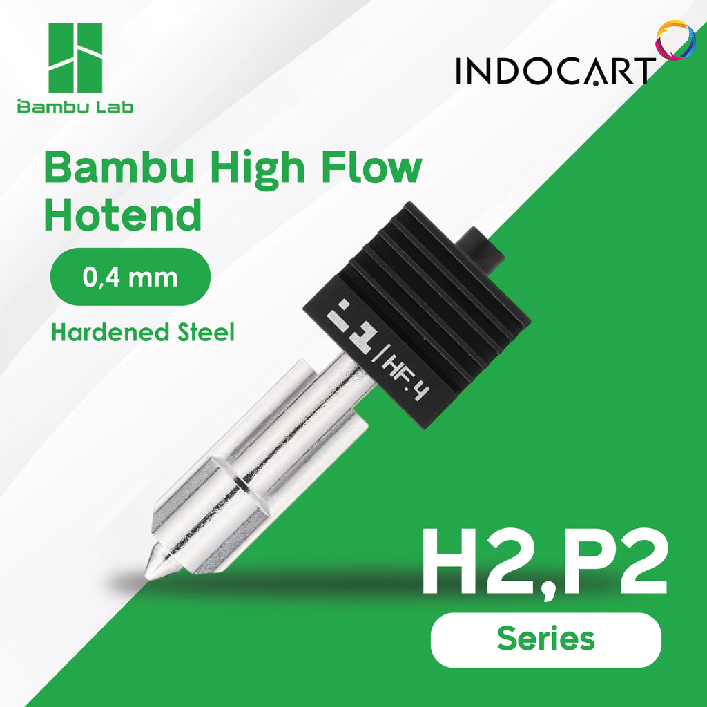 3D Printer Parts BambuLab High Flow Hotend with Hardened Steel Nozzle BambuLab H2 Series/P2S