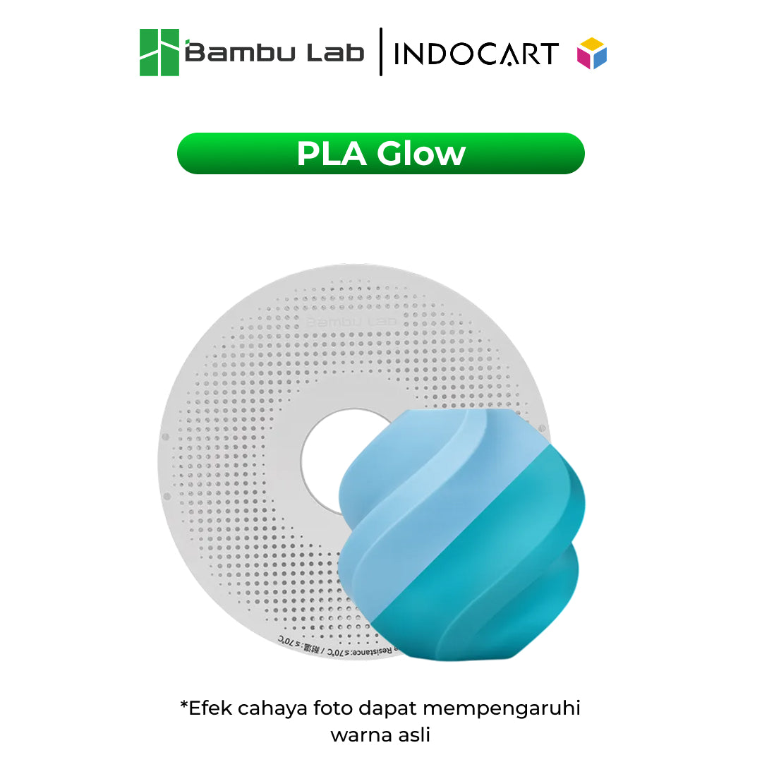 3D Printer Filament BambuLab PLA Glow Unique Glow In Low Light Conditions 1.75mm 1Kg
