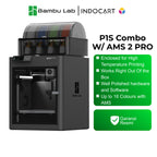 3D Printer BambuLab P1S Combo Upgrade Multi Color Printing with AMS 2 Pro ( 100% NEW. NEVER SELL REFURBISHED UNIT )