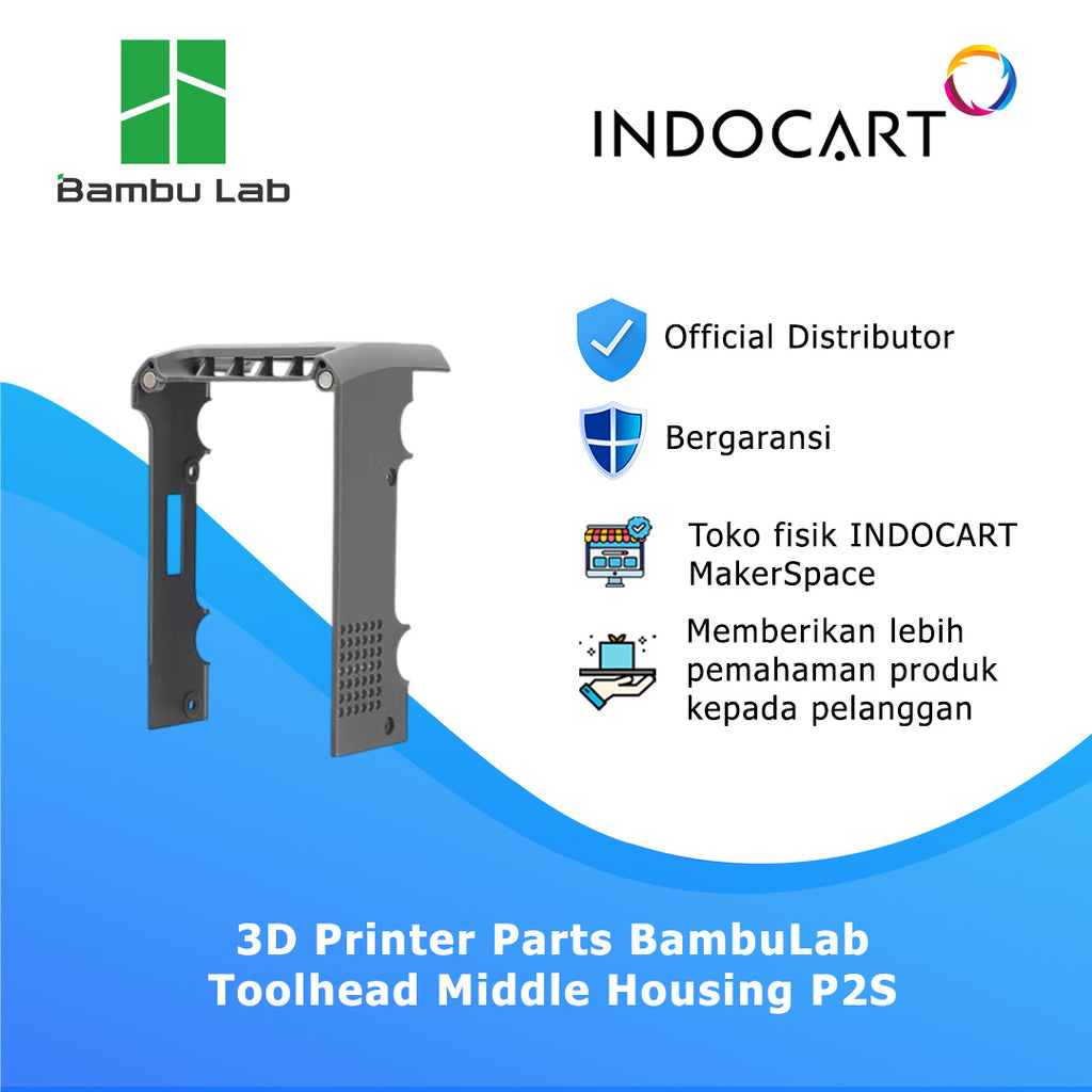 3D Printer Parts BambuLab Toolhead Middle Housing BambuLab P2S