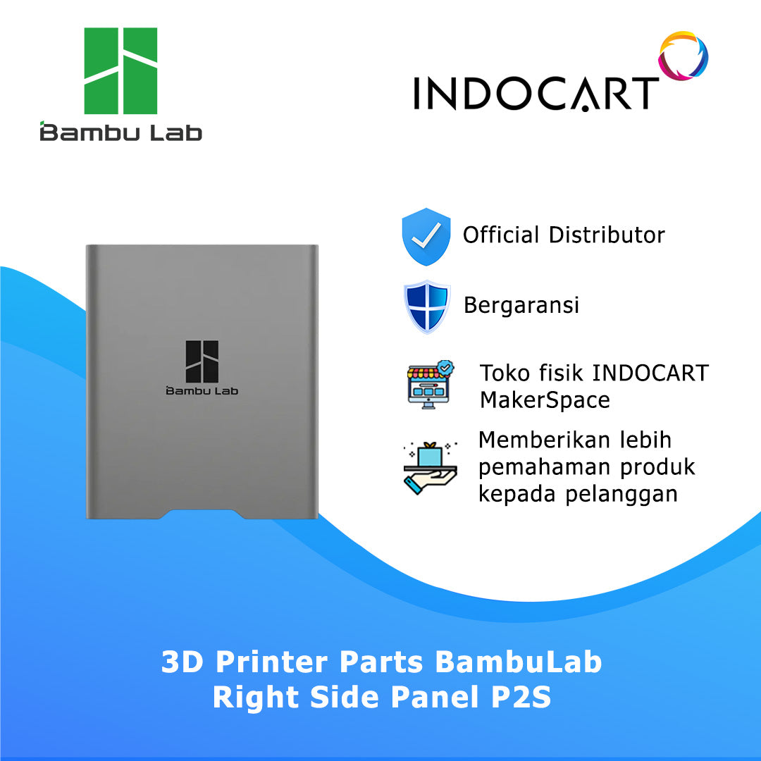 3D Printer Parts BambuLab Right Side Panel BambuLab P2S