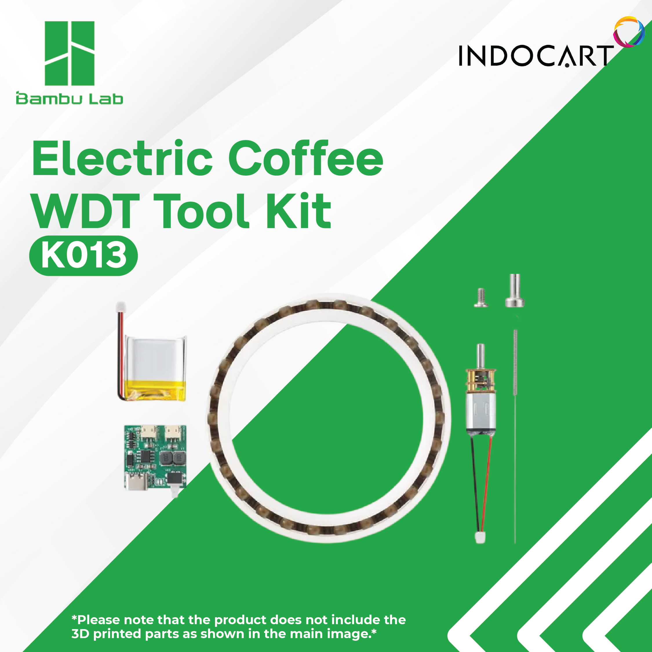 3D Maker's Supply Parts BambuLab Electric Coffee WDT Tool Kit K013