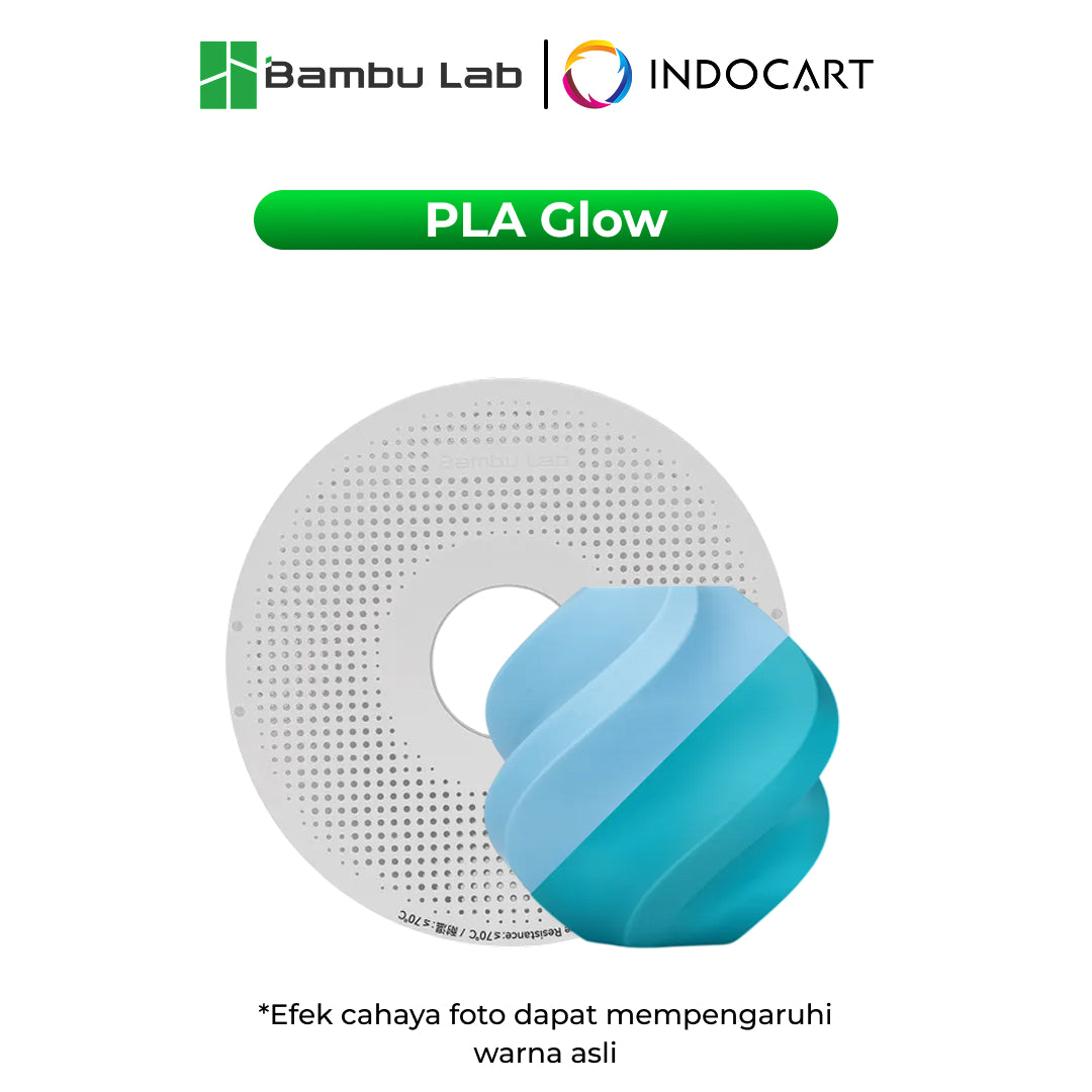 3D Printer Filament BambuLab PLA Glow Unique Glow In Low Light Conditions 1.75mm 1Kg