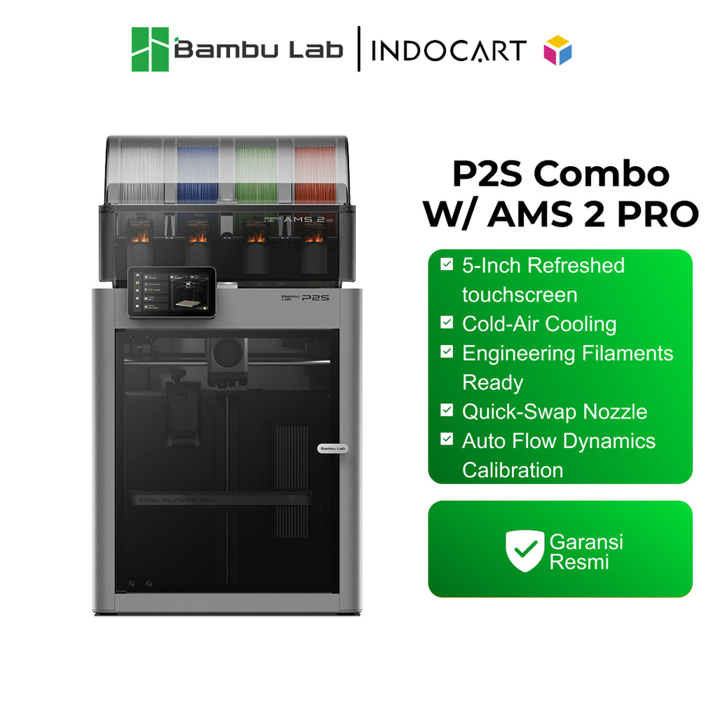 3D Printer BambuLab P2S Upgrade and Reliable Multi Filament 3D Printer with 5-Inch Touch Screen ( 100% NEW. NEVER SELL REFURBISHED UNIT )