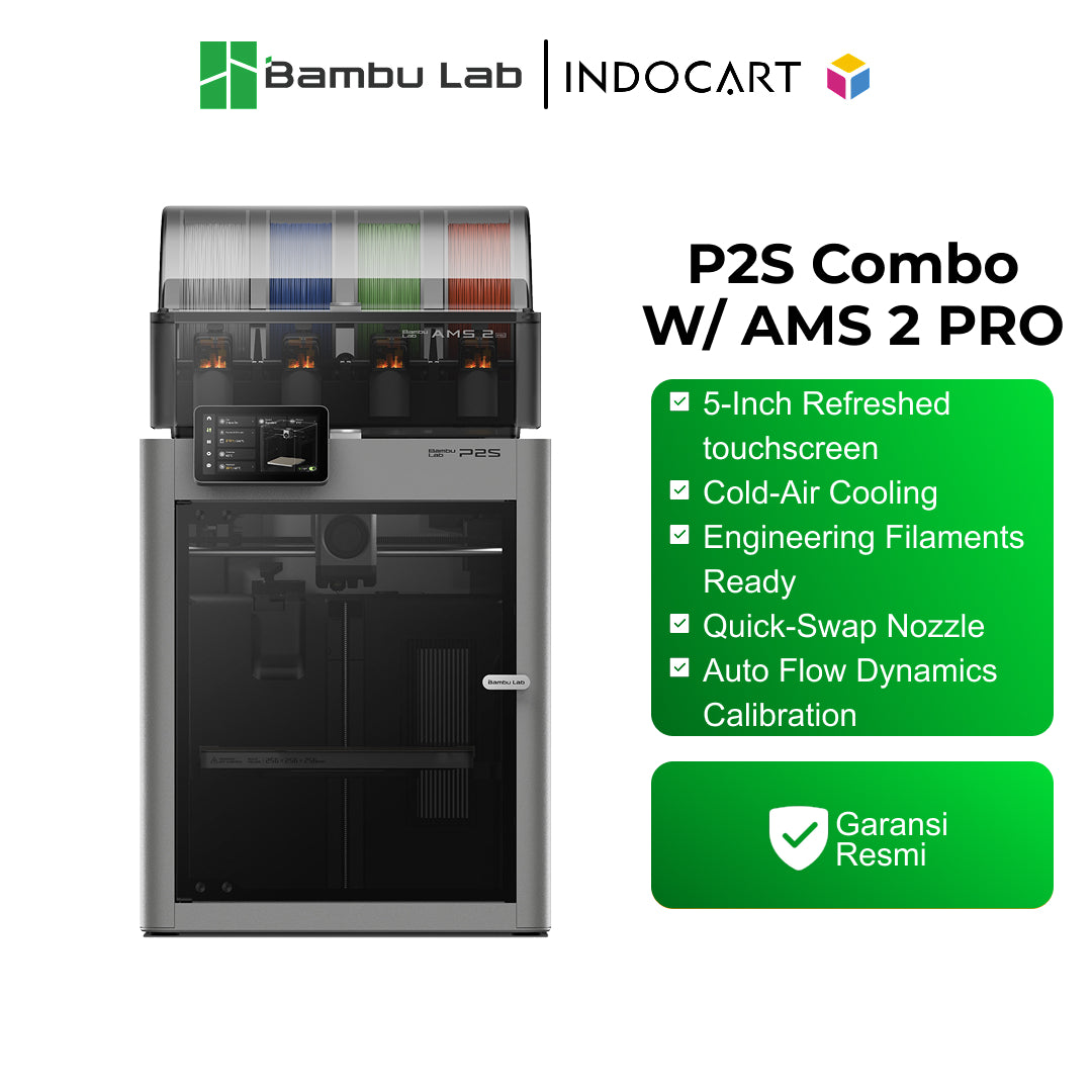 3D Printer BambuLab P2S Upgrade and Reliable Multi Filament 3D Printer with 5-Inch Touch Screen ( 100% NEW. NEVER SELL REFURBISHED UNIT )