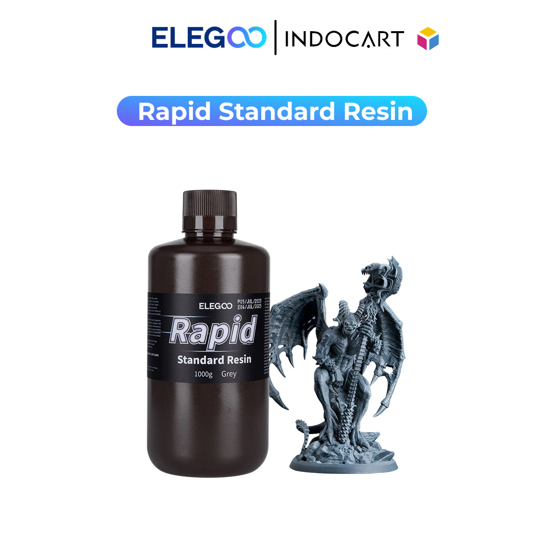 3D Printer Resin Elegoo Rapid Standard Fast Photocuring Ability Resin Grey 1kg