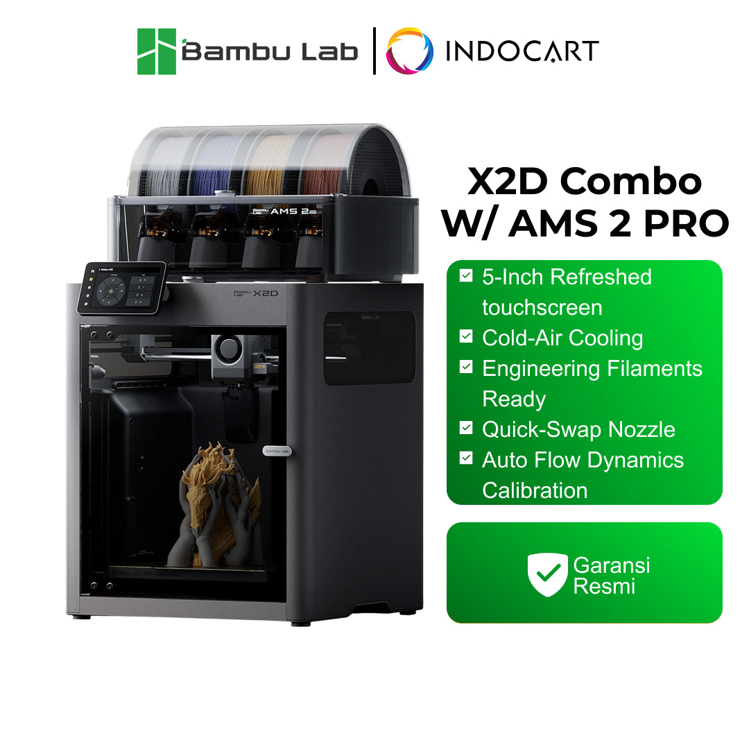 3D Printer BambuLab X2D Dual Nozzle Multi Material Filament with AMS 2 Pro