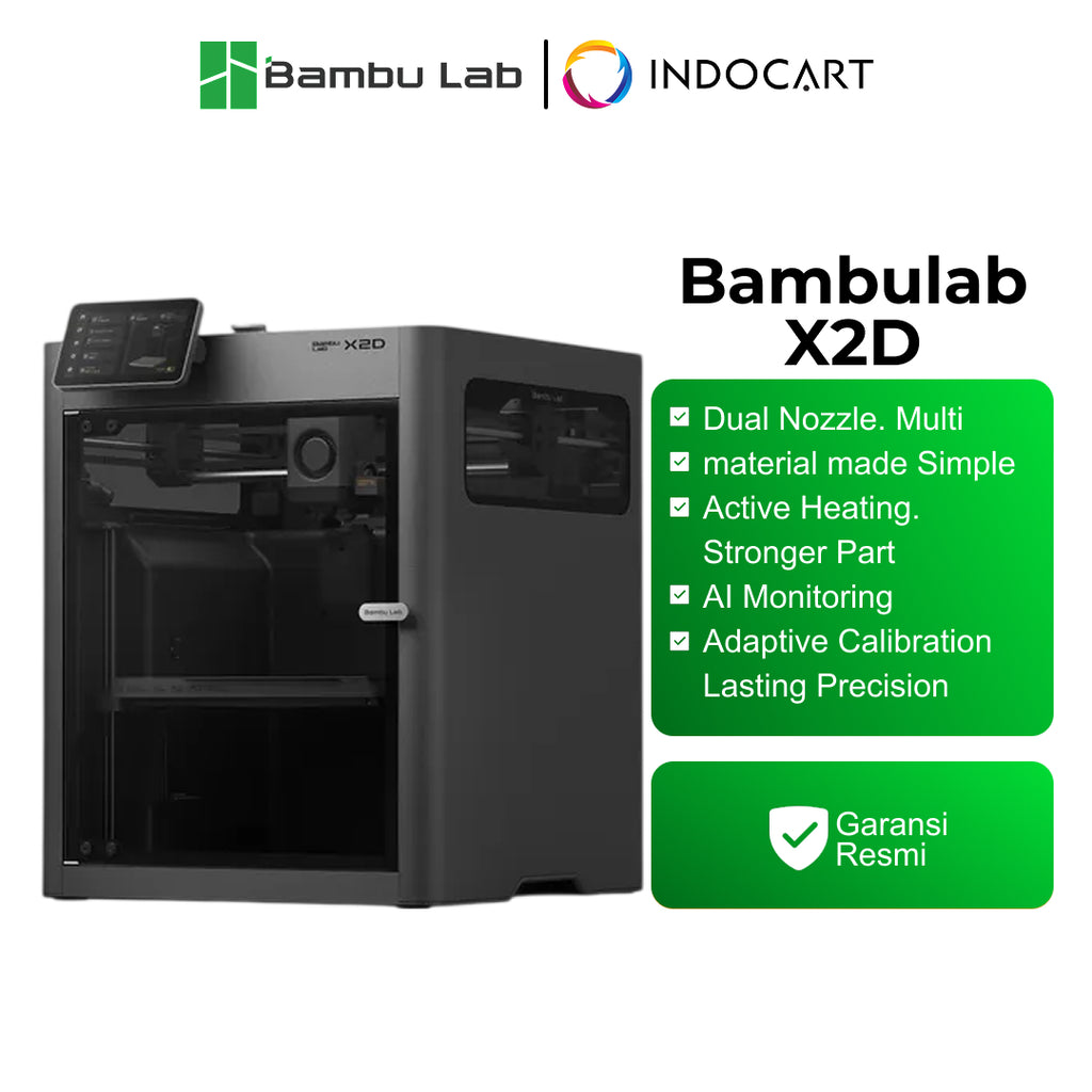 3D Printer BambuLab X2D Dual Nozzle Multi Material Filament with AMS 2 Pro