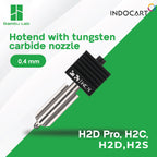 3D Printer Parts BambuLab Hotend with Tungsten Carbide Nozzle BambuLab H2D Pro
