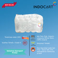 Botol Bulat 70ml Semi Transparant (HDPE) Plus Tutup Kerucut-Epson T664 T673-10Pcs