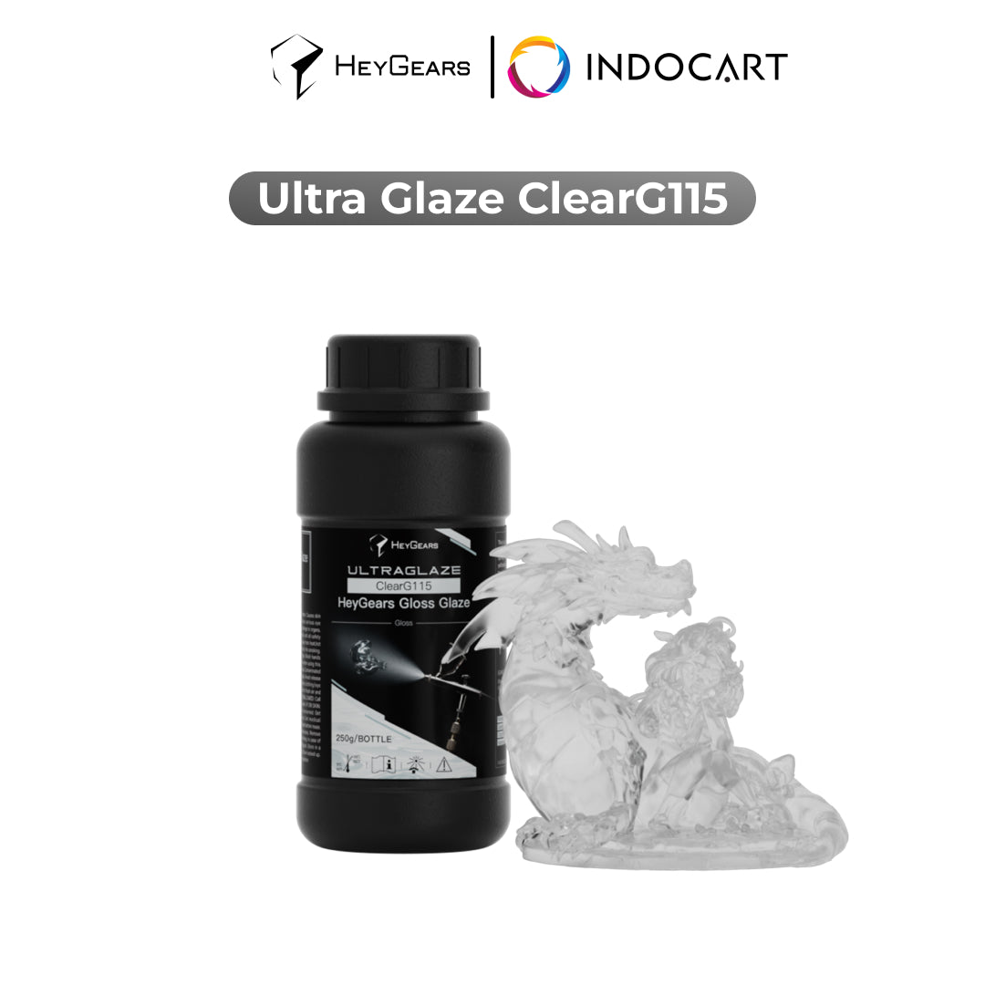 3D Printer Resin HeyGears UltraGlaze Clear G115 Gloss V1.0-250gr