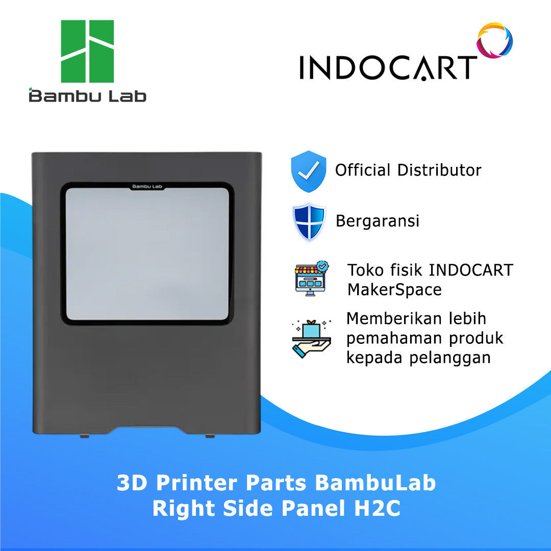 3D Printer Parts BambuLab Right Side Panel BambuLab H2C