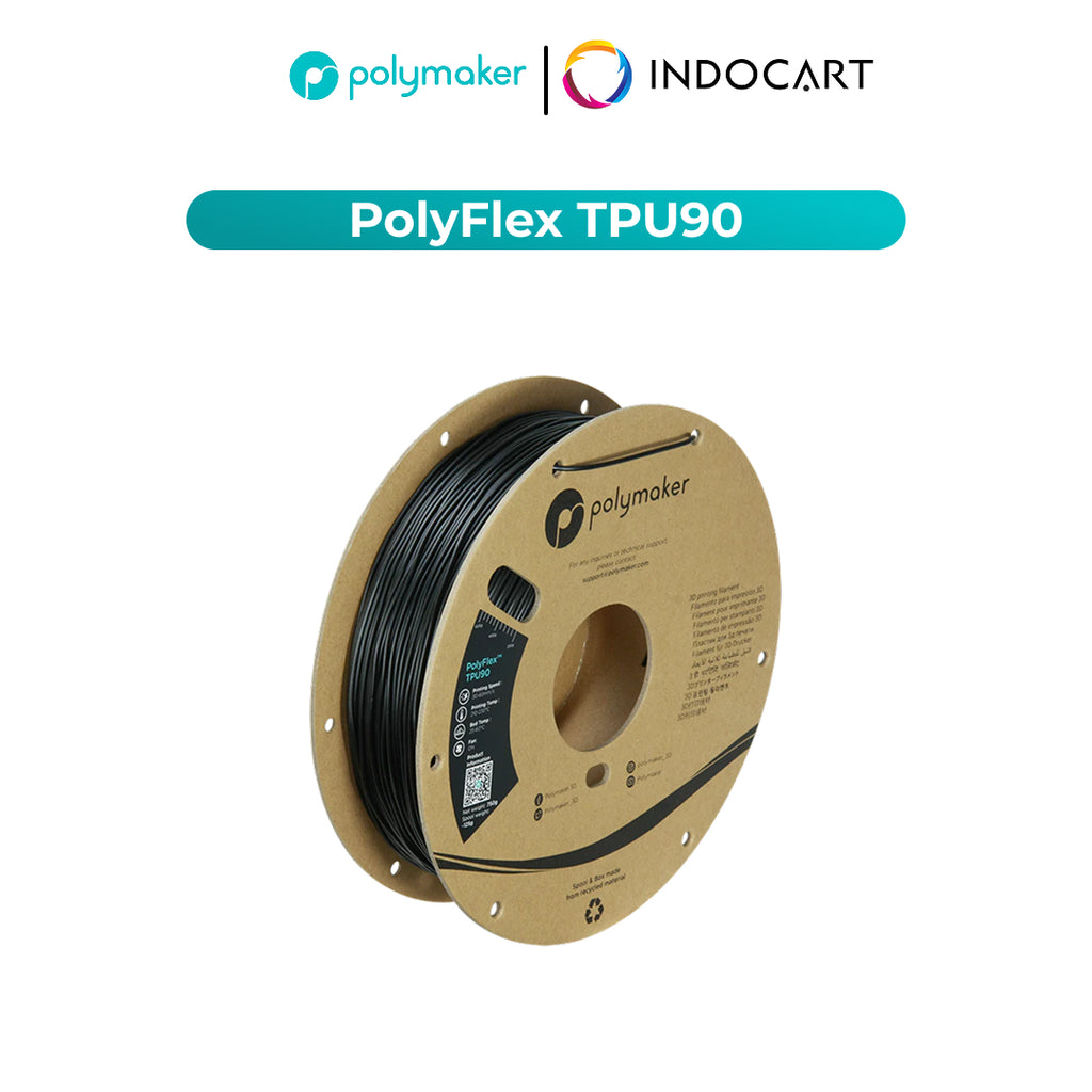 3D Printer Filament PolyMaker PolyFlex TPU90 Elastic Filament 1.75mm 750gr