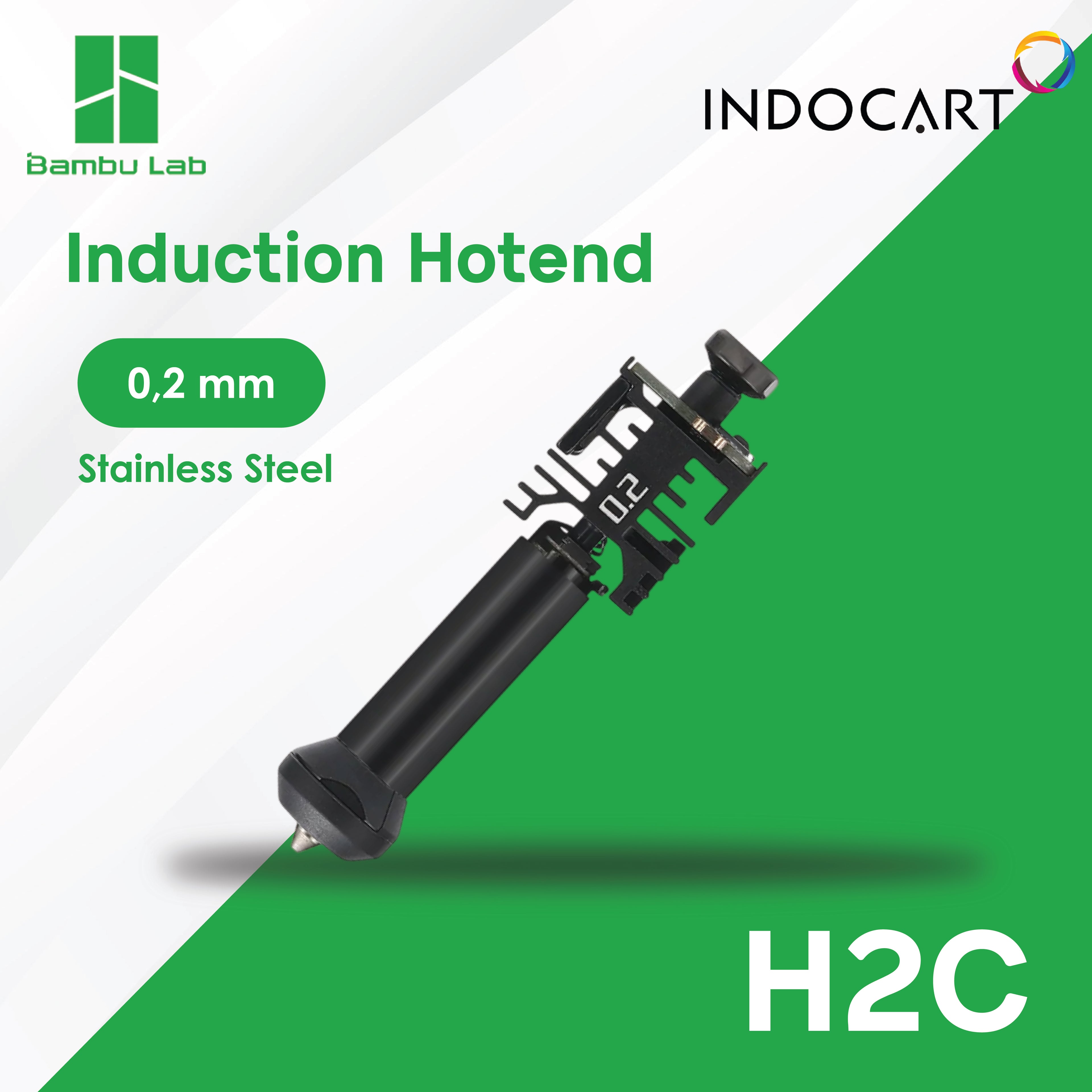 3D Printer Parts BambuLab Induction Hotend with Nozzle BambuLab H2C