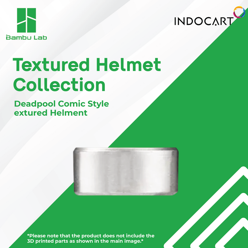 3D Maker's Supply Parts BambuLab Textured Helmet Collection Deadpool Comic Style Textured Helment