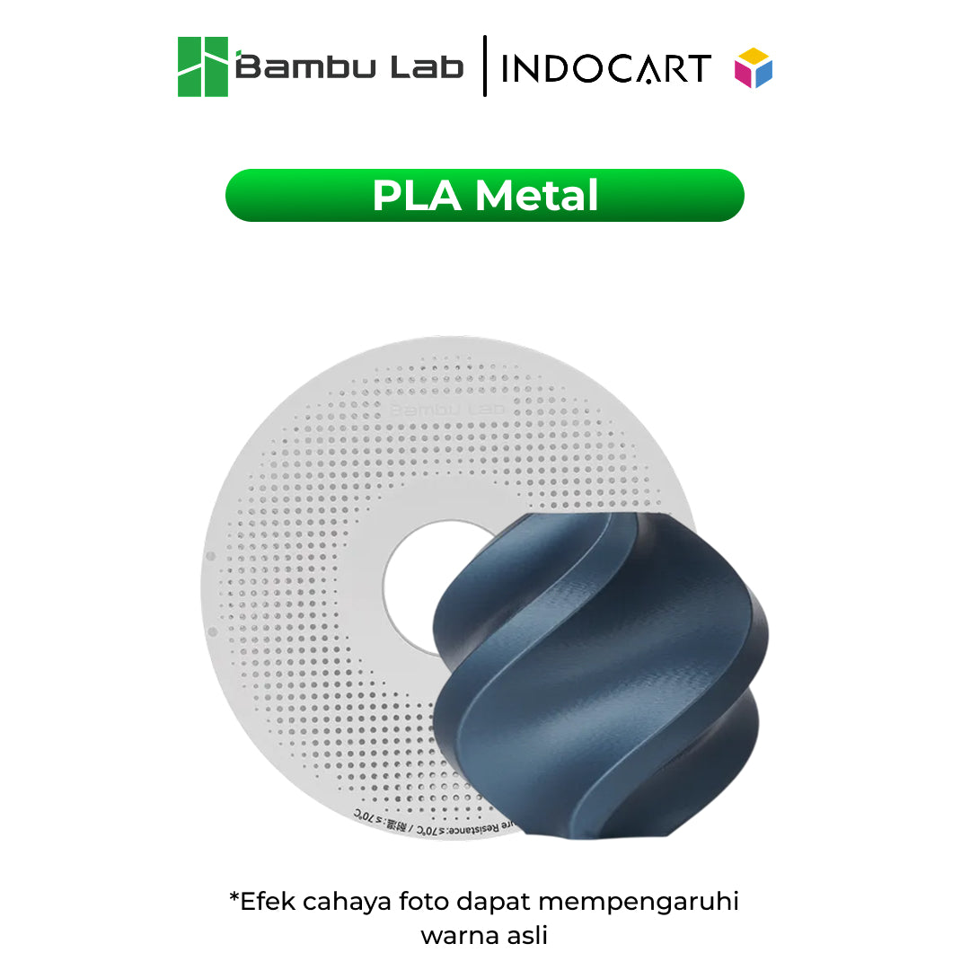 3D Printer Filament BambuLab PLA Metal Finish Effect Filament 1.75mm-1Kg