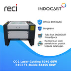 CO2 Laser Cutting Engraver 6040 60W with RECI T1 Controller Ruida 8445S 80W