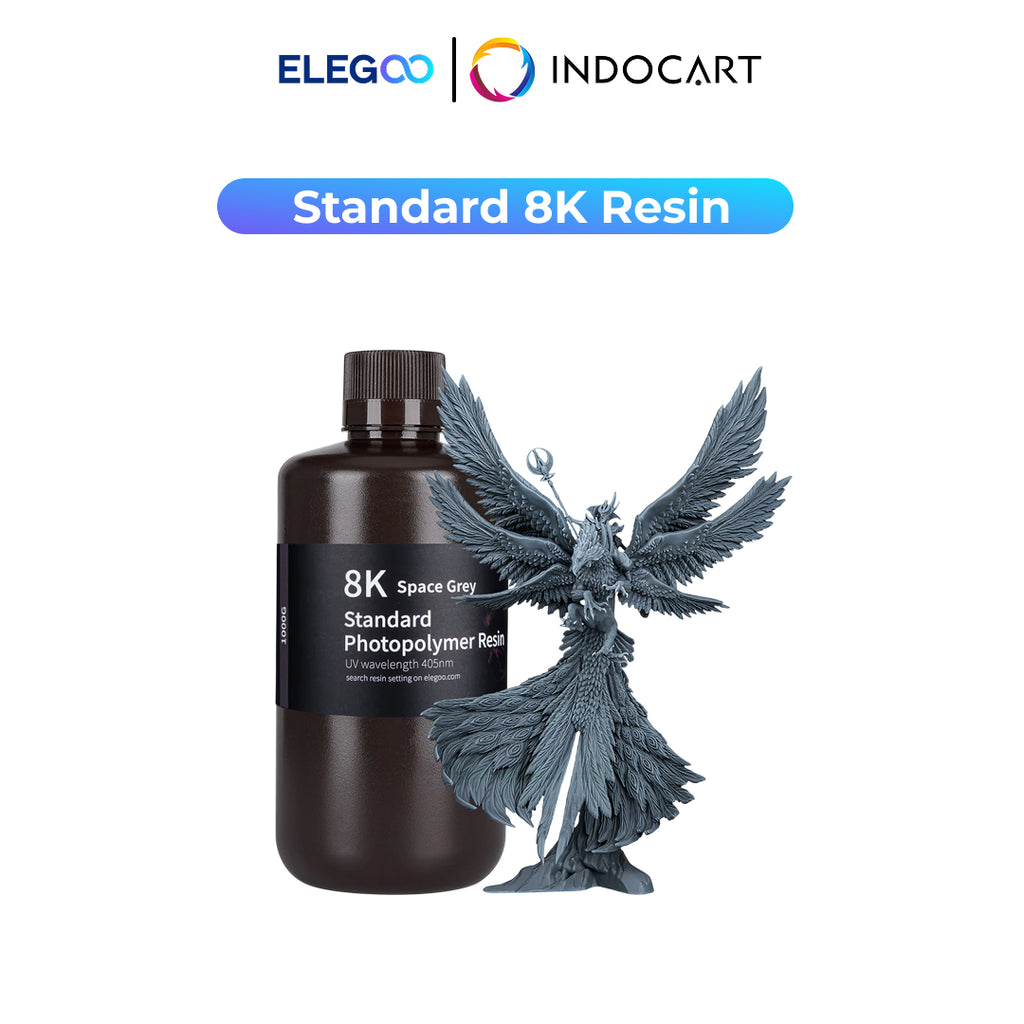 3D Printer Resin Elegoo Standard 8K Bright and Stunning Colors-1kg
