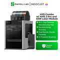 3D Printer BambuLab H2D All-In-One Personal Manufacturing Hub 3D Printer with Laser Engraver/Cutting Function ( 100% NEW. NEVER SELL REFURBISHED UNIT ! )