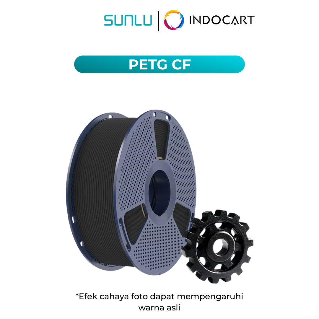 3D Printer Filament SUNLU PETG Carbon Fiber Boosts Toughness and Impact Strength PETG Filament Black 1.75mm 1kg
