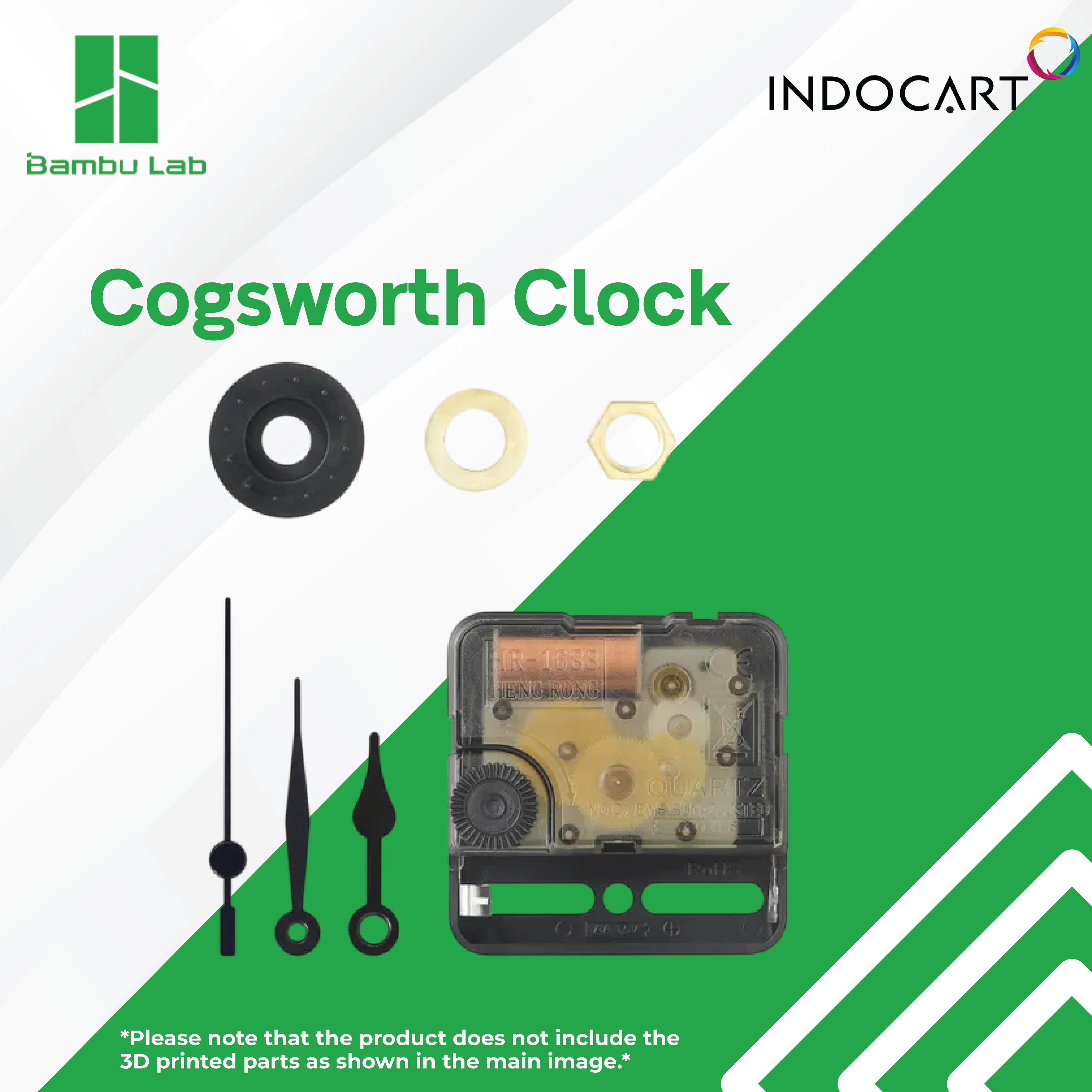 3D Maker's Supply Parts BambuLab Cogsworth Clock Component Kit