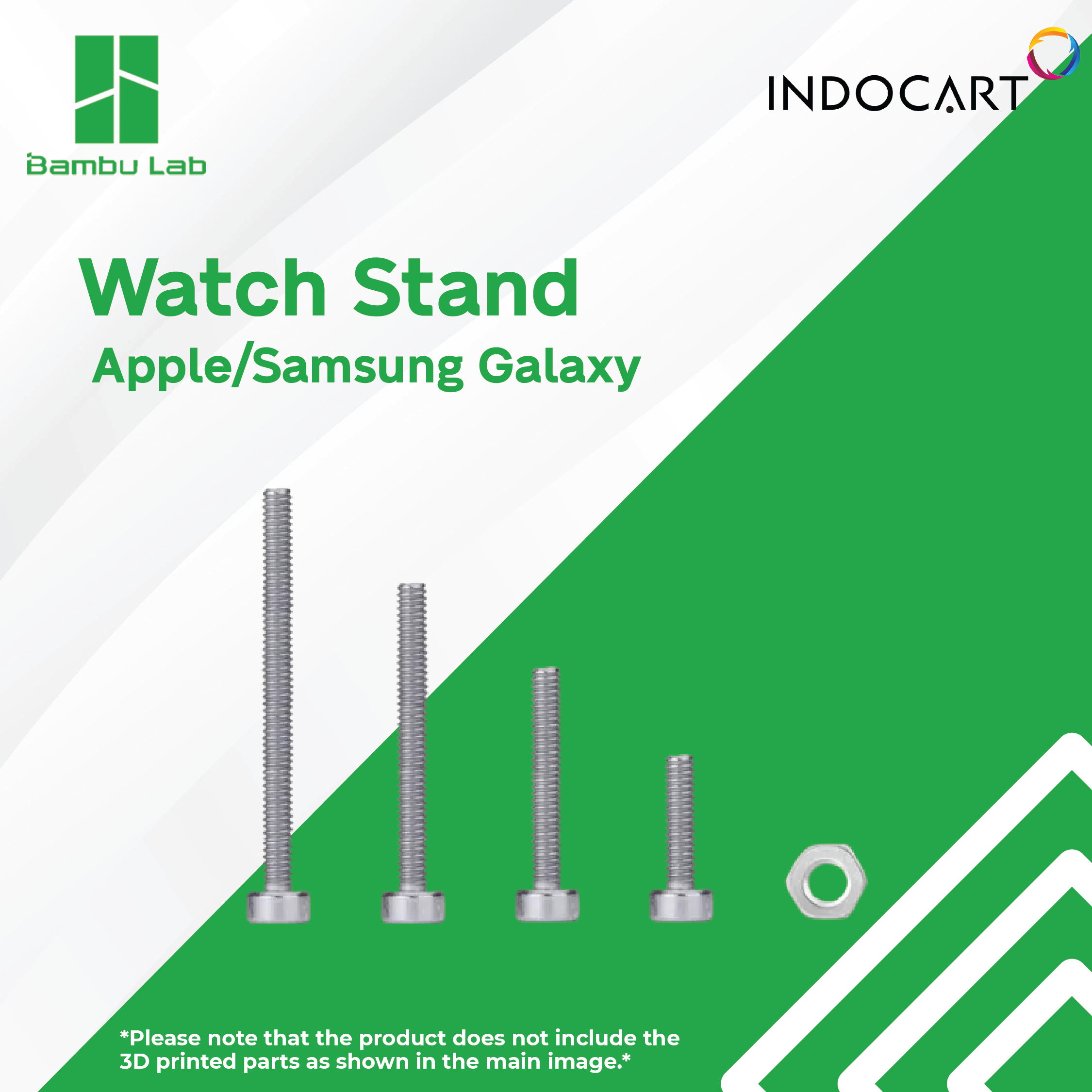 3D Maker's Supply Parts BambuLab Watch Stand For Apple/Samsung Galaxy