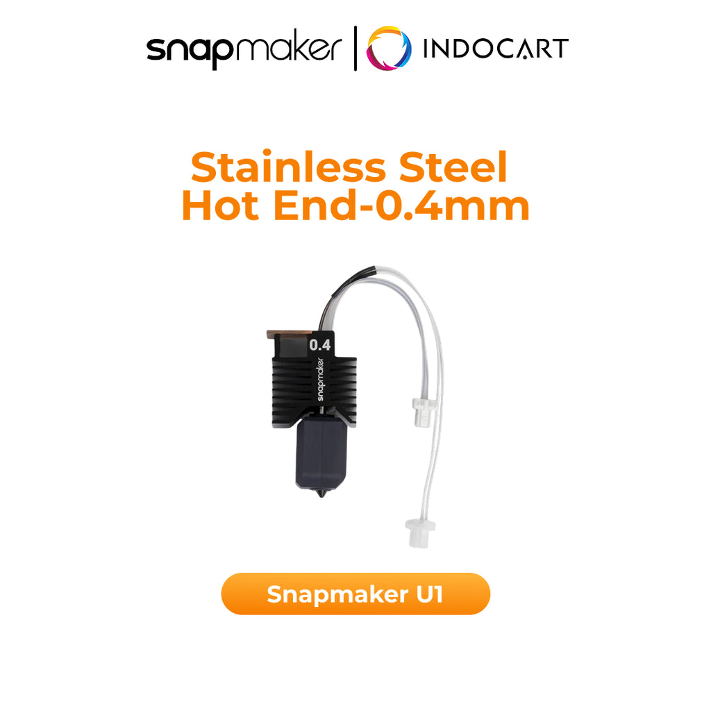 3D Printer Parts OEM Snapmaker Stainless Steel Hot End with Nozzle 0.4mm Snapmaker U1