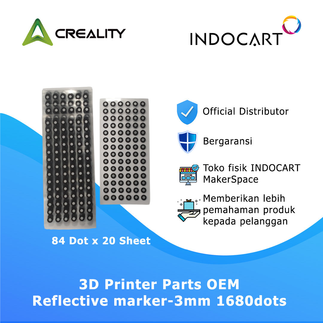 3D Printer Parts Creality OEM Reflective Marker Scanner Tracking 3mm 1680dots