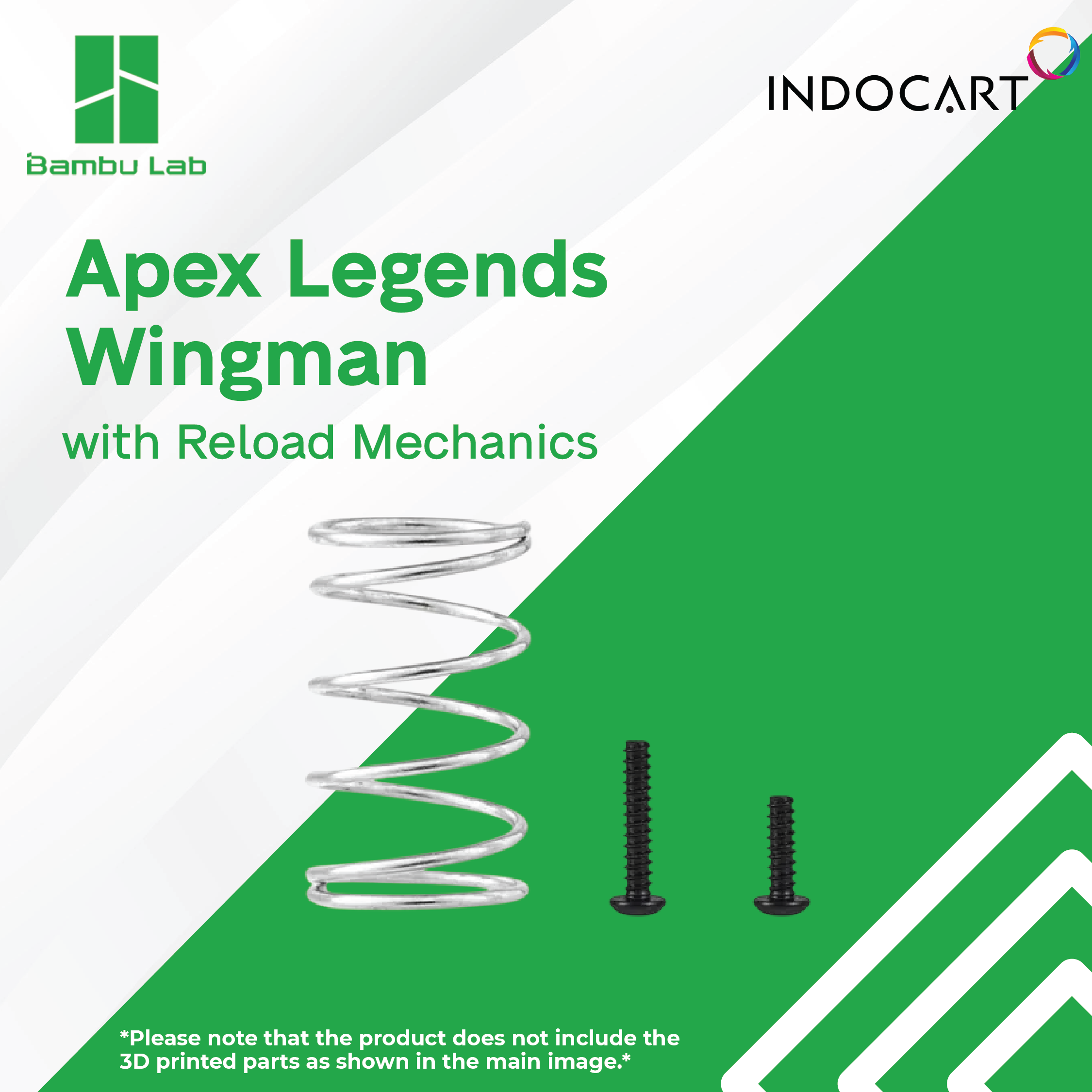 3D Maker's Supply Parts BambuLab Apex Legends Wingman with Reload Mechanics