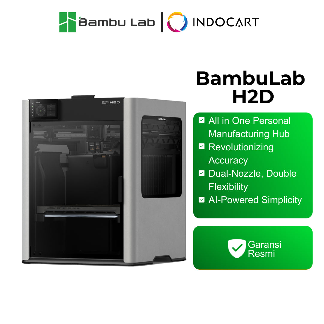 3D Printer BambuLab H2D Large Enclosured 3D Printer with Dual Nozzle Multi Material Filament