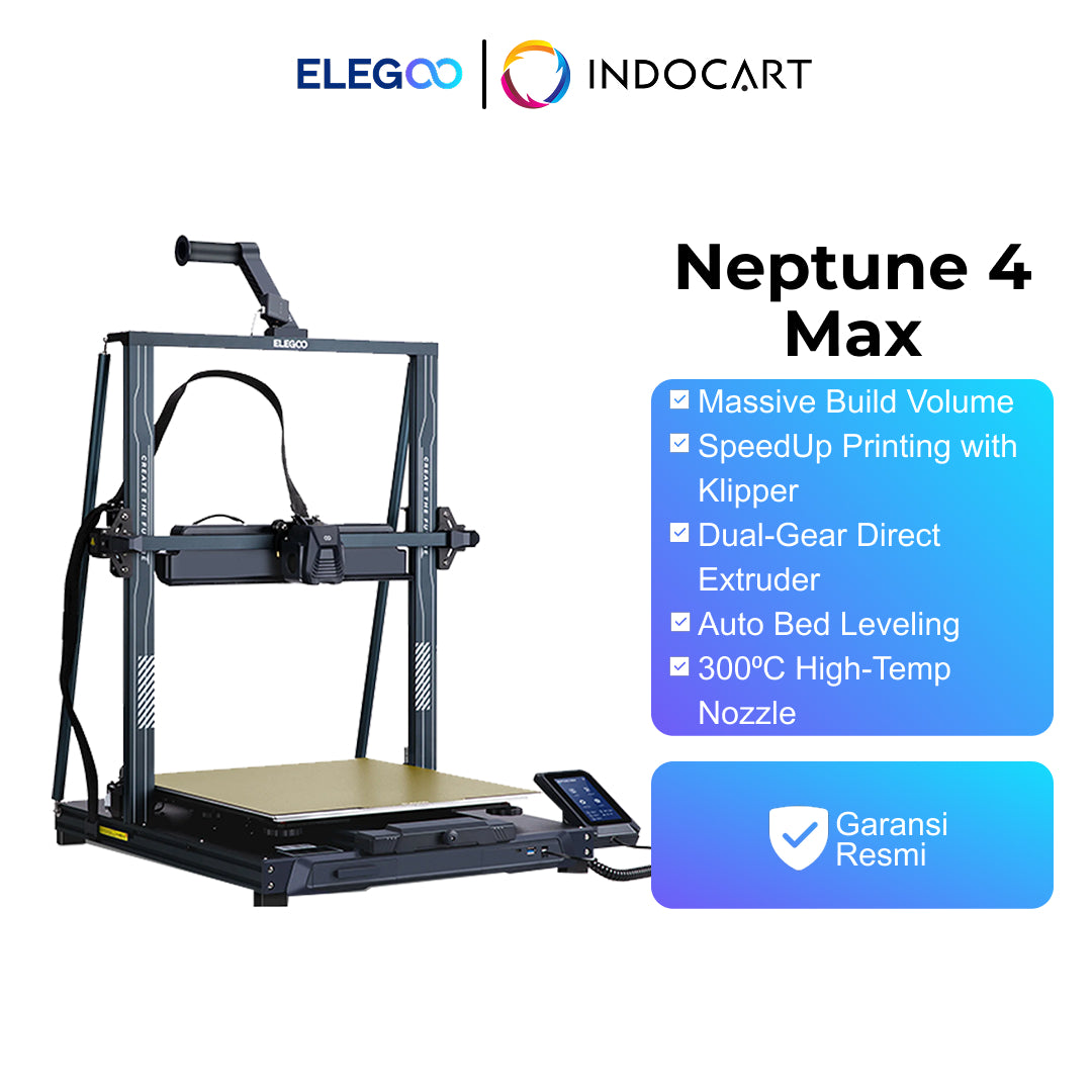 3D Printer Elegoo Neptune 4 MAX klipper Dual Drive Large Volume