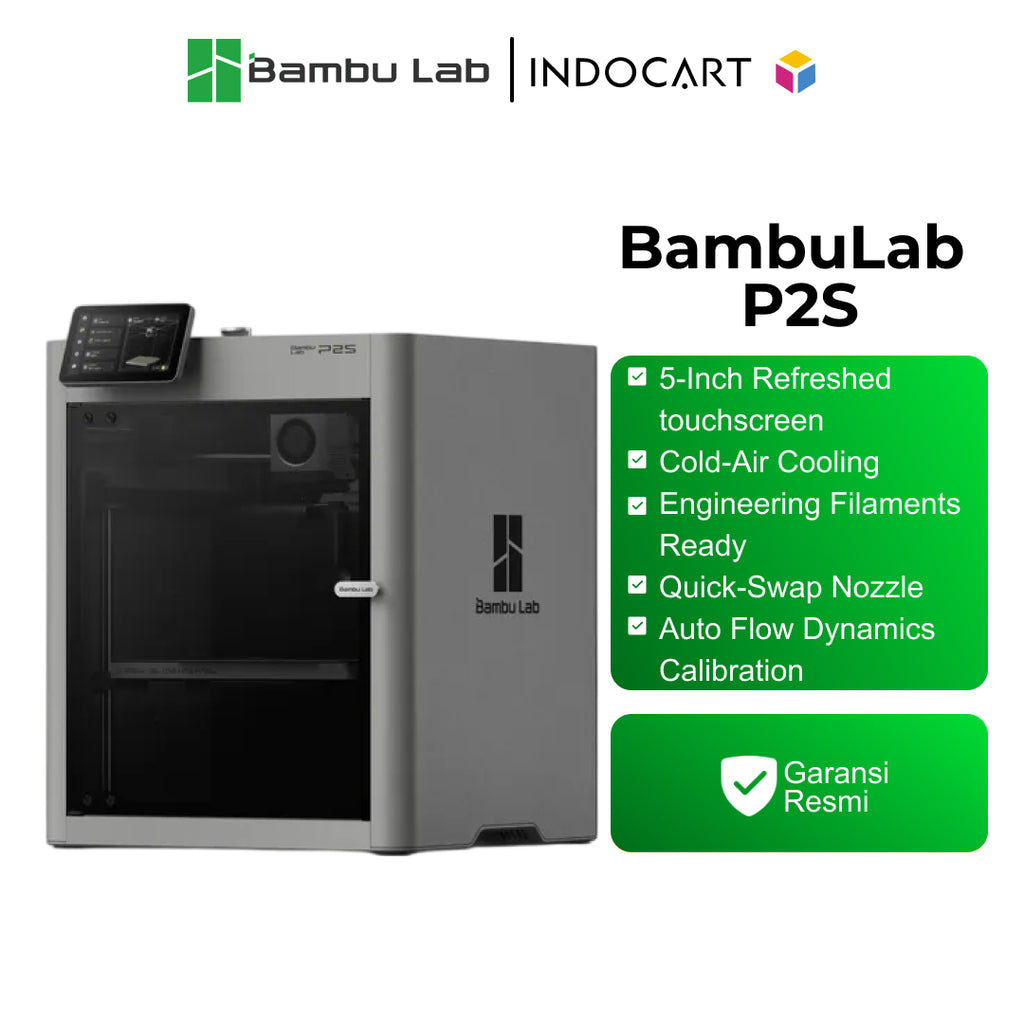 3D Printer BambuLab P2S Upgrade and Reliable Multi Filament 3D Printer with 5-Inch Touch Screen ( 100% NEW. NEVER SELL REFURBISHED UNIT )