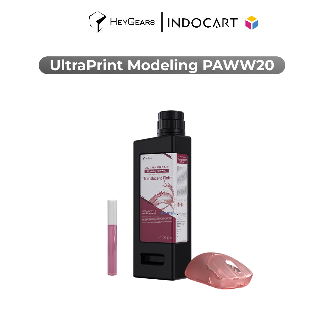 3D Printer Resin HeyGears UltraPrint Modeling PAWW20 V1.0 Translucent Pink 1Kg