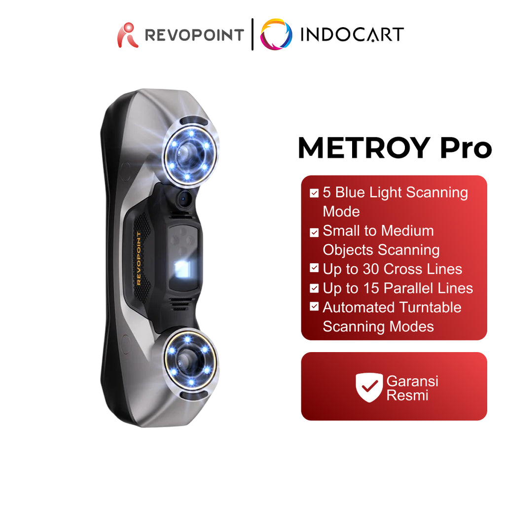 3D Scanner Revopoint METROY Pro Volumetric Accuracy with 5 Blue Light Scanning Modes