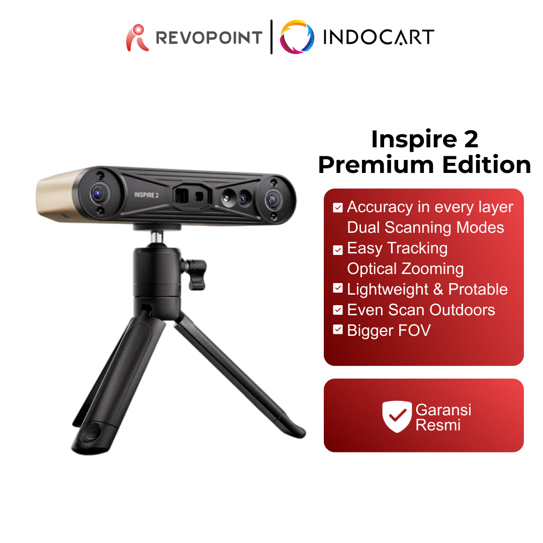 3D Scanner Revopoint INSPIRE 2 Wireless Infrared Laser and Structured Light with High Accuracy