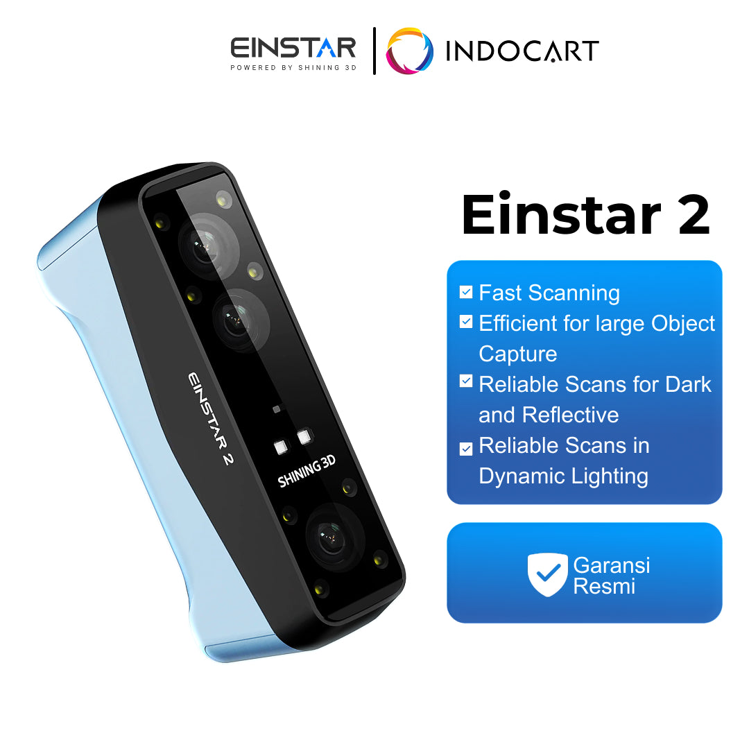 3D Scanner Einstar 2 High Speed Scaning with IR VCSEL for Efficient Large Object Capture