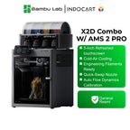 3D Printer BambuLab X2D Dual Nozzle Multi Material Filament with AMS 2 Pro ( 100% NEW. NEVER SELL REFURBISHED UNIT )