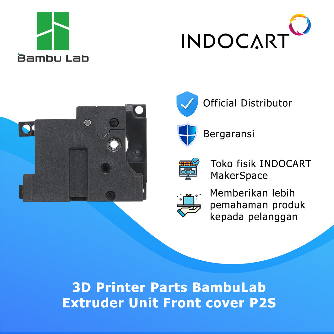 3D Printer Parts BambuLab Extruder Unit Front Cover BambuLab P2S