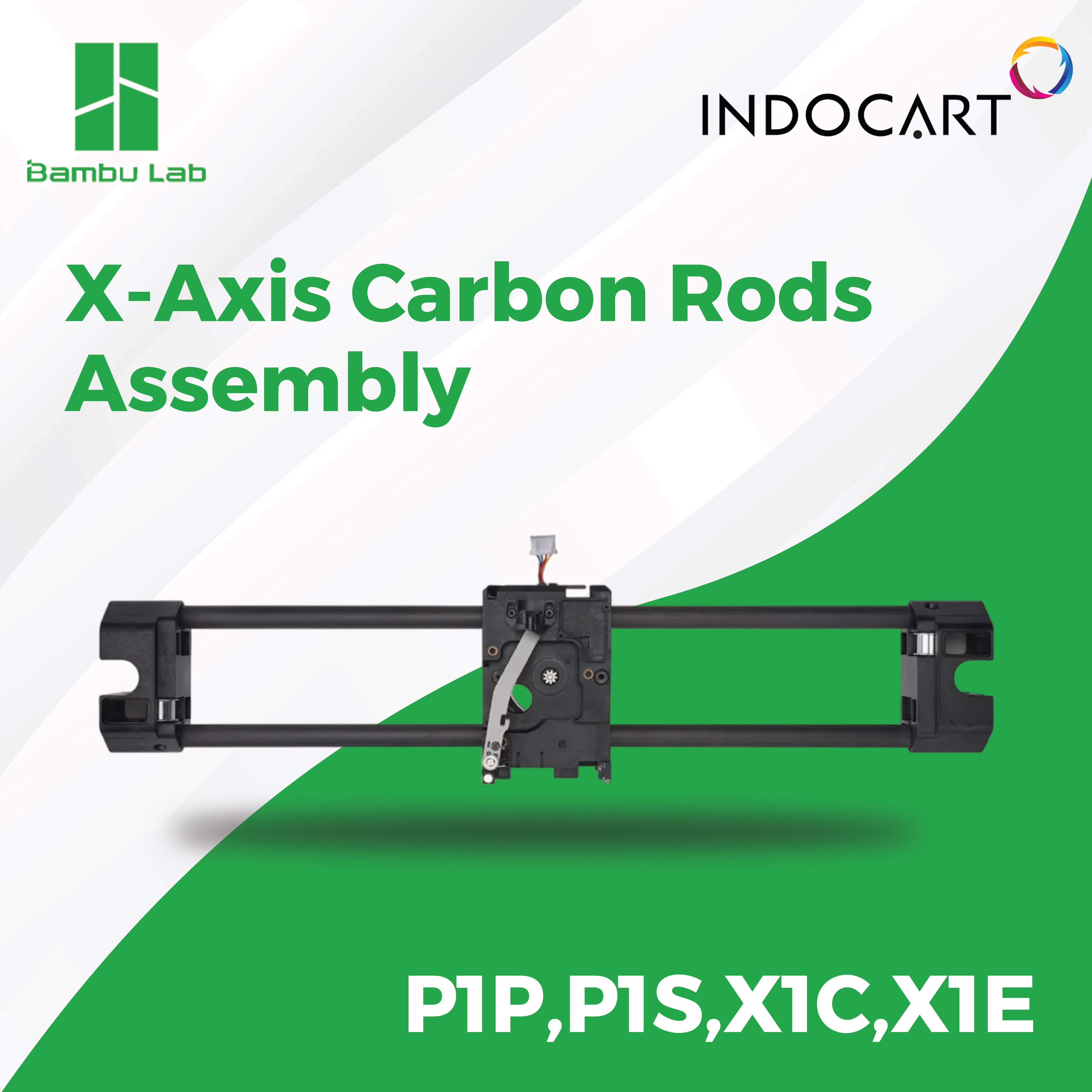 3D Printer Parts BambuLab X Axis Carbon Rods Assembly P1 & X1 Series