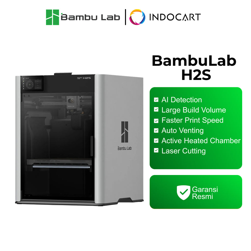 3D Printer BambuLab H2S Maximum Volume Manufactured 3D Printer with DynaSense Extruder