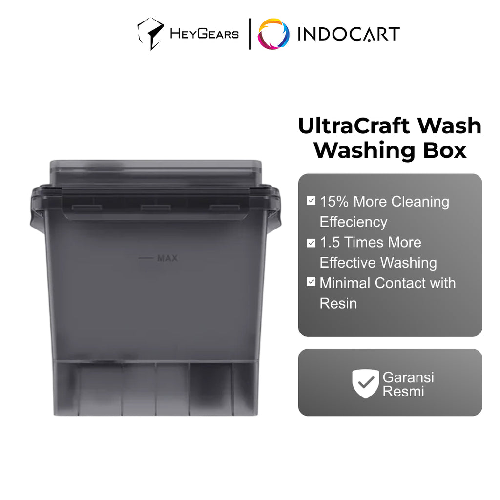 3D Printer HeyGears UltraCraft Wash Washing Box Efficient Vibration Based Deep Cleaning Process