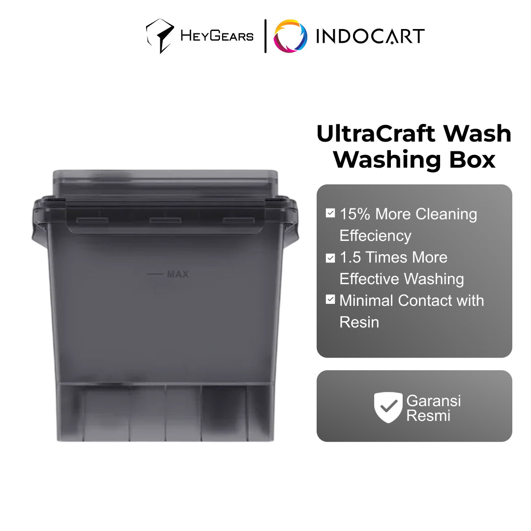 3D Printer HeyGears UltraCraft Wash Washing Box Efficient Vibration Based Deep Cleaning Process