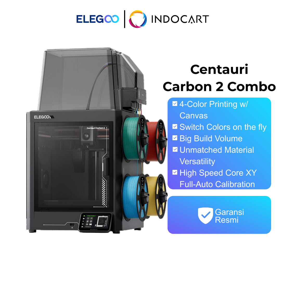 3D Printer Elegoo Centauri Carbon 2 Multi Color High Speed 3D Printing With Dual Gear Hardened Direct Drive Extruder