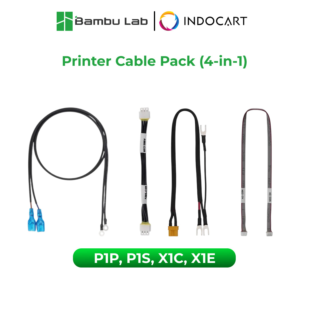3D Printer Parts BambuLab Printer Cable Pack 4 In 1 for X1C Series