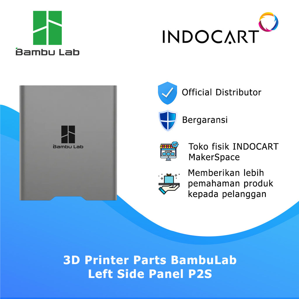 3D Printer Parts BambuLab Left Side Panel BambuLab P2S