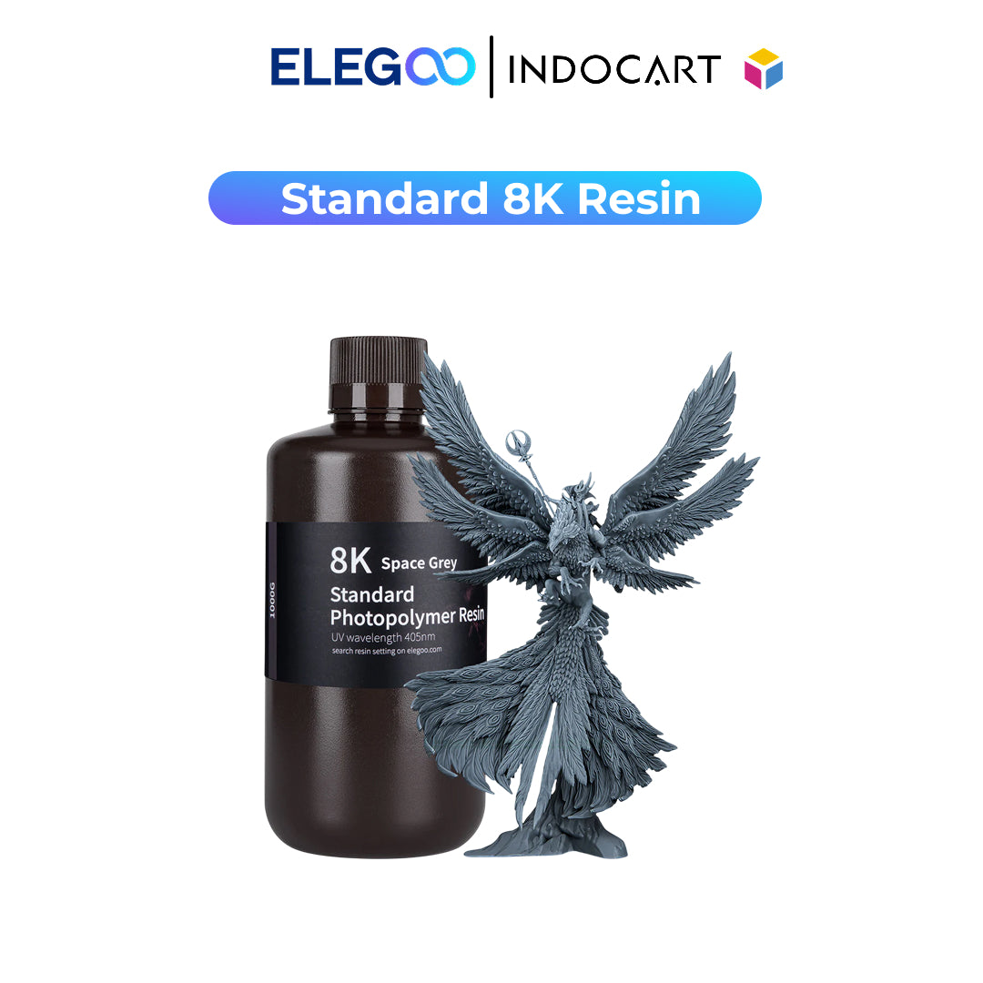 3D Printer Resin Elegoo Standard 8K Bright and Stunning Colors-1kg