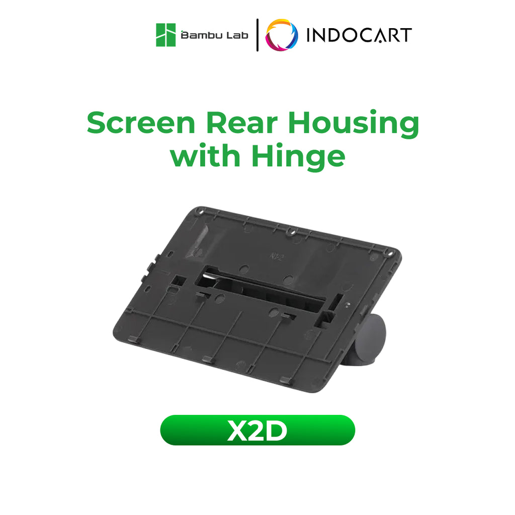 3D Printer Parts BambuLab Screen Rear Housing with Hinge BambuLab X2D