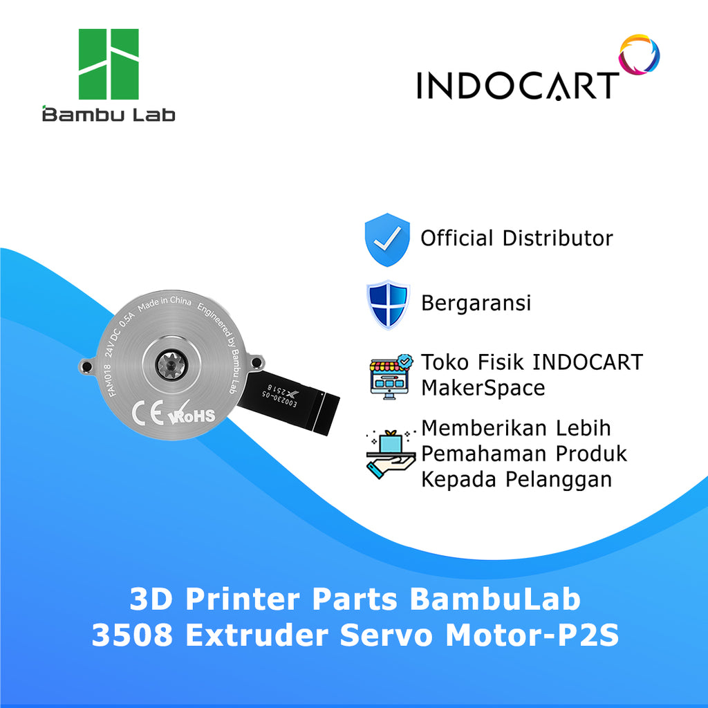 3D Printer Parts BambuLab 3508 Extruder Servo Motor BambuLab P2S