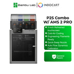 3D Printer BambuLab P2S Upgrade and Reliable Multi Filament 3D Printer with 5-Inch Touch Screen