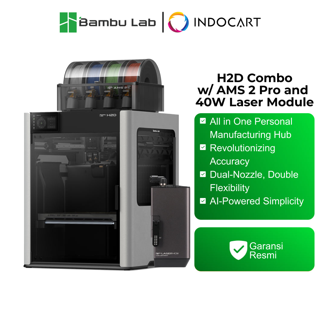 3D Printer BambuLab H2D All-In-One Personal Manufacturing Hub 3D Printer with Laser Engraver/Cutting Function
